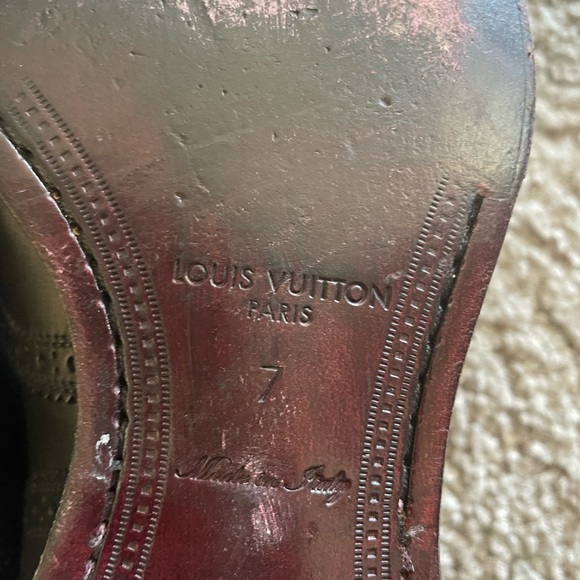 PRICE DROP 🚨 Mens Louis Vuitton Derby Shoes in Black, Size 7 - Picture 11 of 12